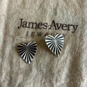 James Avery heart ear hook